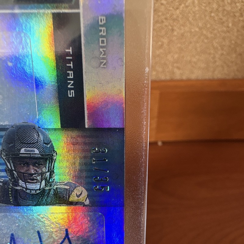 2019 Panini Rookie Reflections Brown/Metcalf Dual Patch Auto /35 view 2