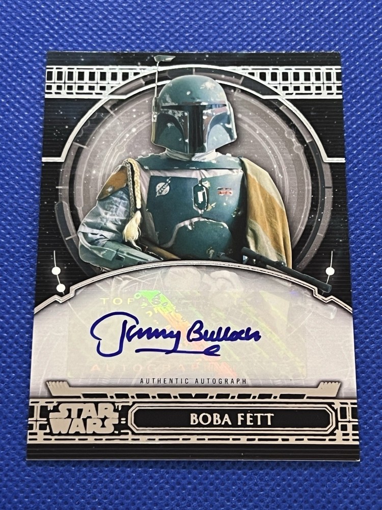 2017 Topps Star Wars 40th Anniversary Jeremy Bulloch as Boba Fett Auto AA-JBU