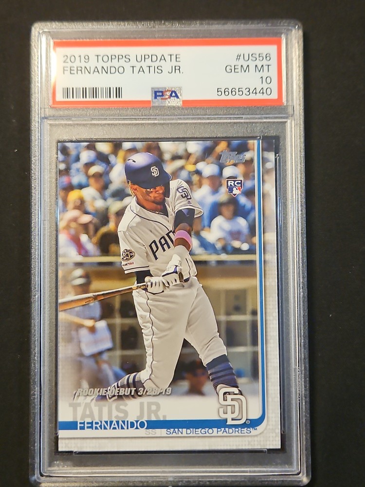 FERNANDO TATÍS JR RC 2019 TOPPS UPDATE Series Rookie Debut #US56 PSA 10 GEM MINT