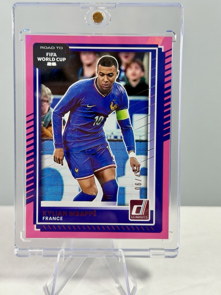 2025-26 Donruss Road To The World Cup Kylian Mbappe Pink Cubic /45 France