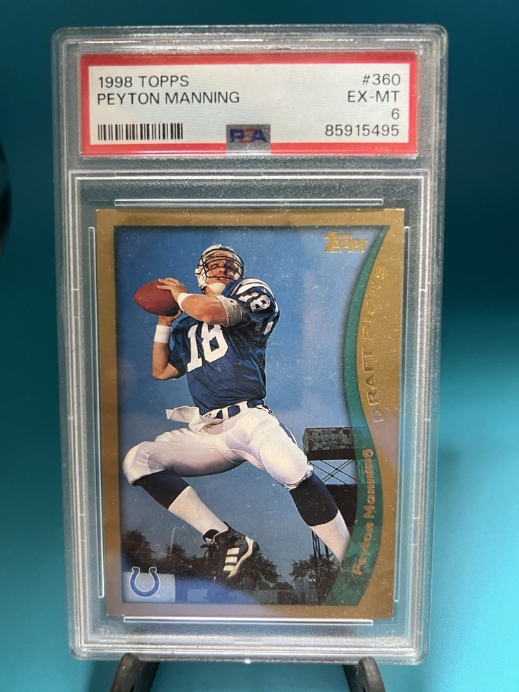 1998 Topps Peyton Manning Rookie #360 Colts Rc