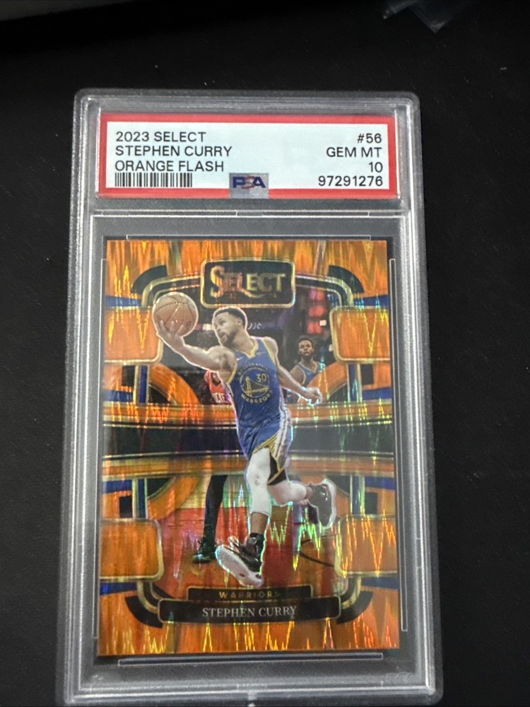 2023 Panini Select Orange Flash #56 Stephen Curry PSA 10 🔥 Golden State