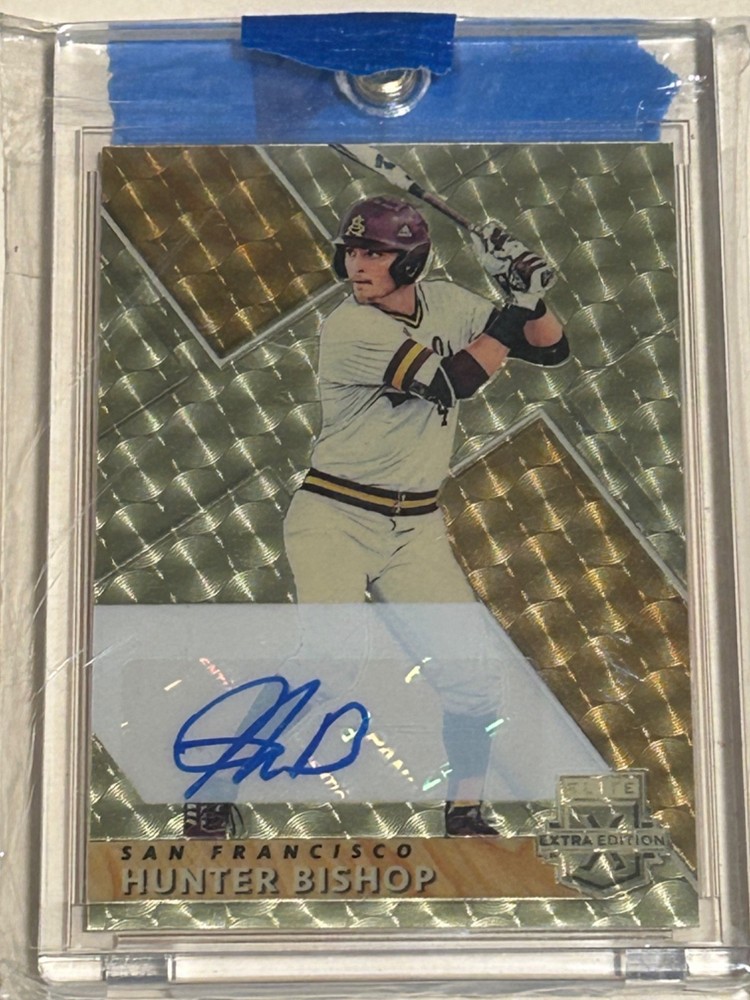 #1/1 HUNTER BISHOP AUTO 2019 PANINI EEE GOLD VINYL AUTOGRAPH ARIZONA STATE DEVIL