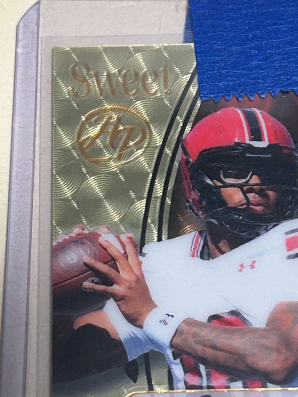 TRUE 1/1 LANORRIS SELLERS AUTO 2026 WILD CARD GOLD VINYL CIRCLES AUTOGRAPH #1/1  view 2