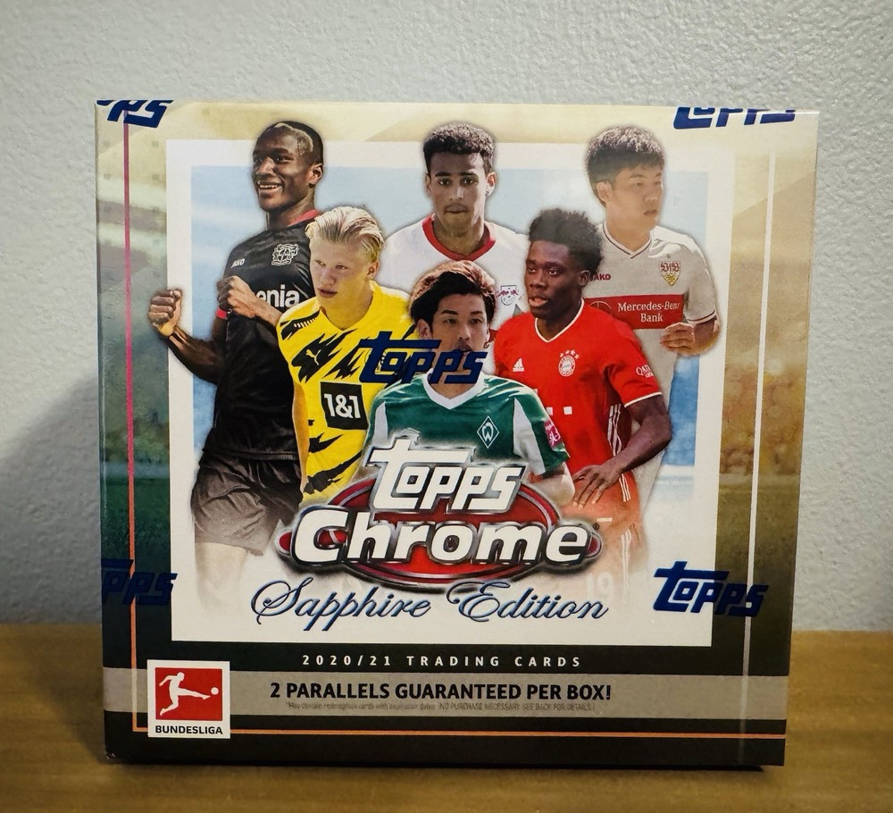 2020/21 TOPPS CHROME BUNDESLIGA SAPPHIRE EDITION SOCCER HOBBY BOX SEALED