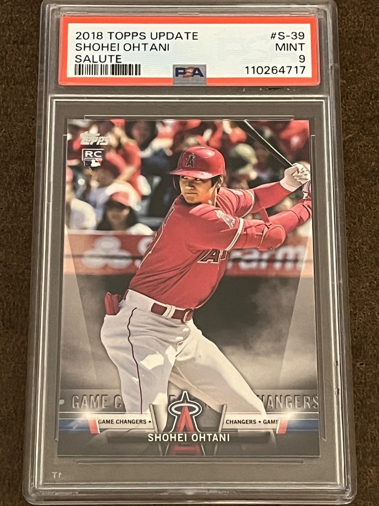 2018 Topps Update Topps Salute - #S-39 Shohei Ohtani (RC) Angels Mint MT PSA 9