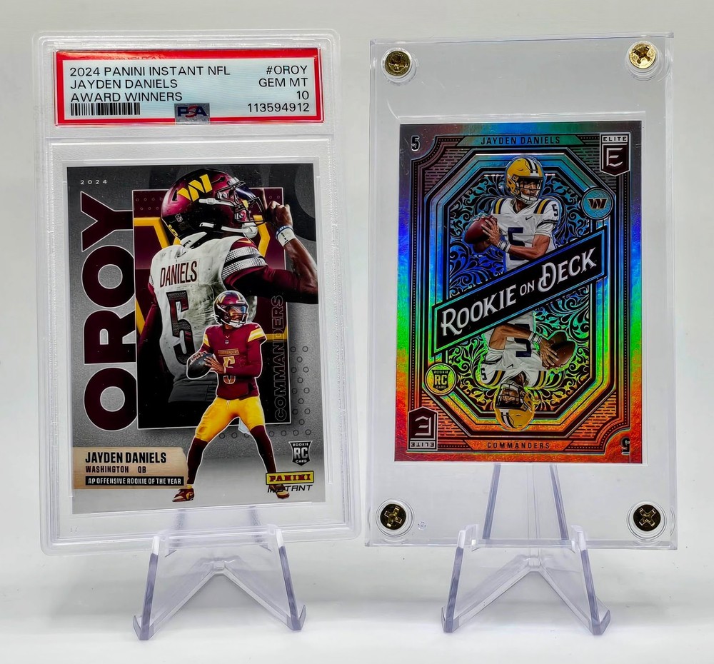 2024 Jayden Daniels Rookie of the Year OROY Panini Instant PSA 10 Lot of 2