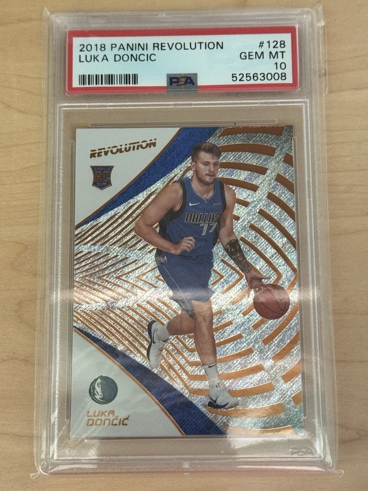 2018-19 Panini Revolution Luka Doncic #128 New Year RC Rookie 💎PSA 10 GEM MT