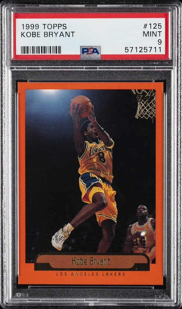 1999 TOPPS #125 KOBE BRYANT PSA 9