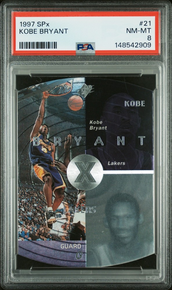 1997 SPX #21 KOBE BRYANT PSA 8