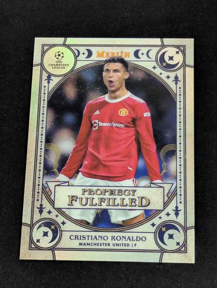 Topps 2021-22 Merlin Chrome Prophecy Fulfilled Cristiano Ronaldo #PF-6 Man Utd