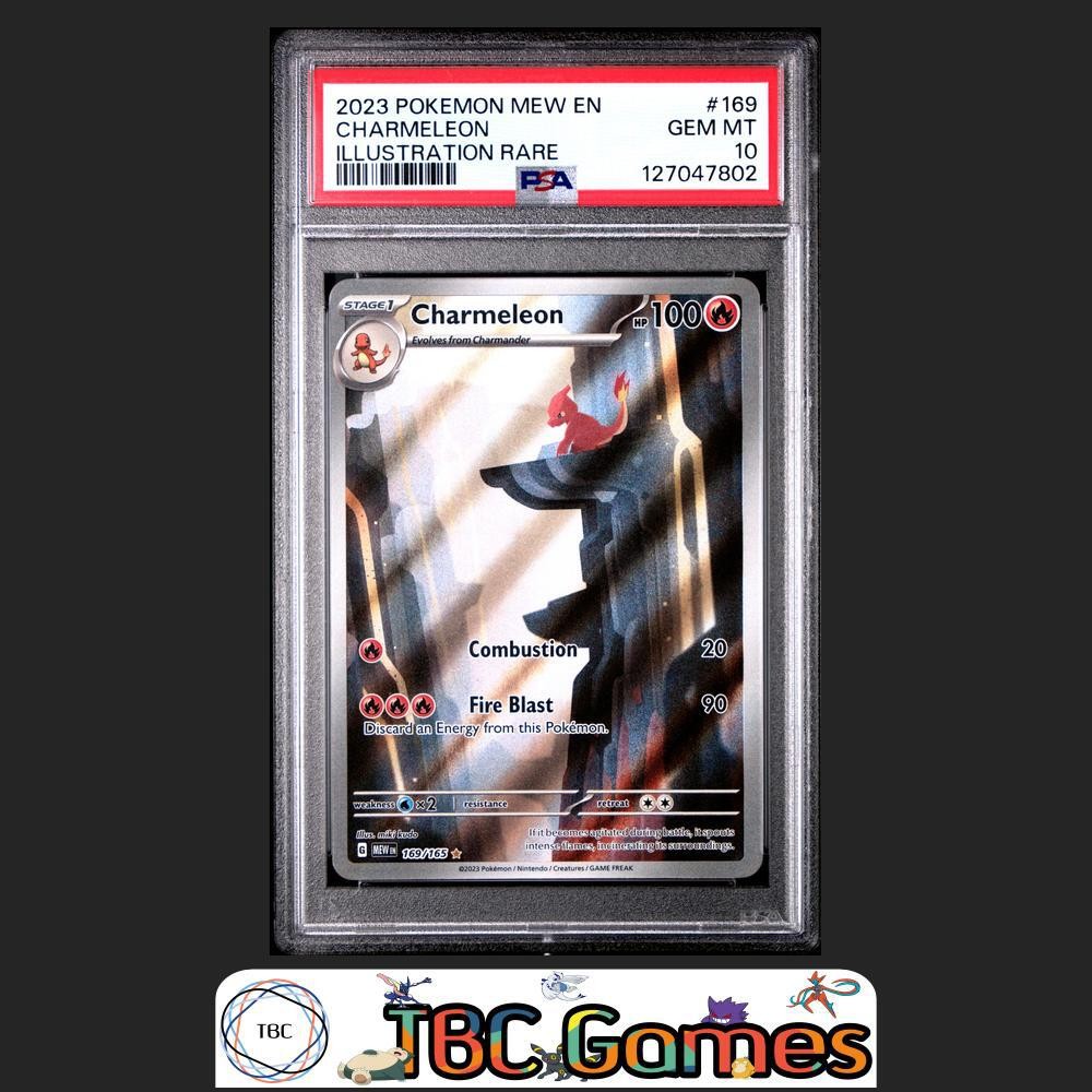 Charmeleon Pokemon 151 #169 Illustration Rare PSA 10