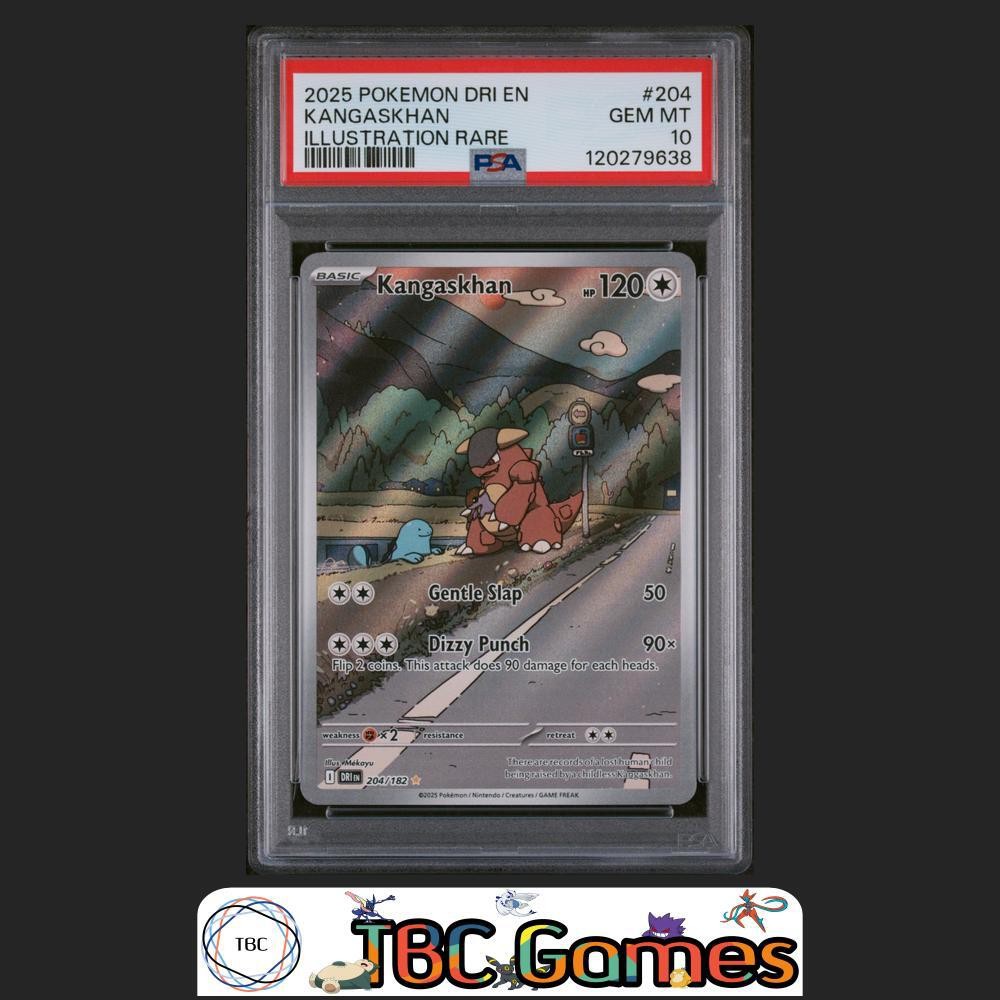 Kangaskhan Pokemon Destined Rivals #204 Illustration Rare PSA 10