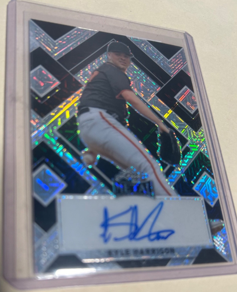 1/1 KYLE HARRISON AUTO 2022 LEAF METAL BLACK MOJO PRISMATIC #1/1 w/COA BREWERS