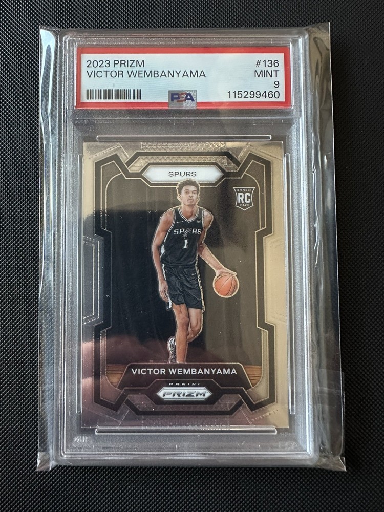 2023 Prizm Victor Wembanyama  #136 PSA 9 Mint San Antonio Spurs RC