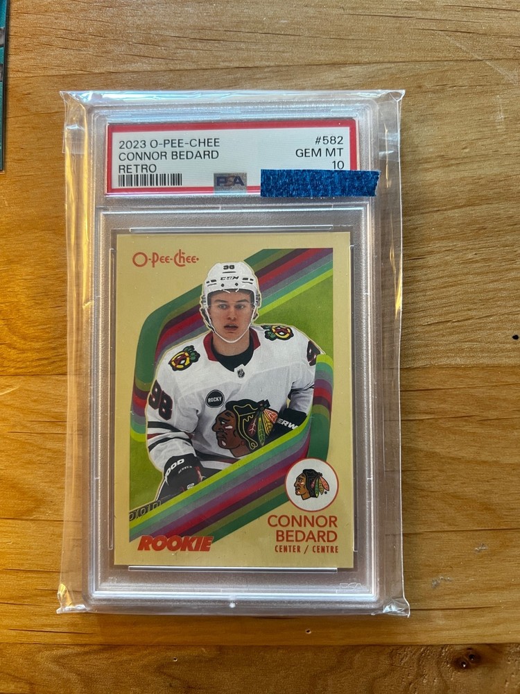 2023-24 O-Pee-Chee Marquee Rookie Retro #582 Connor Bedard - PSA 10 Gem Mint