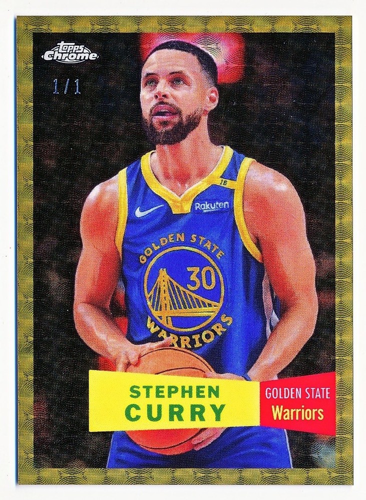 2025-26 Topps NBA Living Set Stephen Curry Chrome Superfractor #30 (1/1)