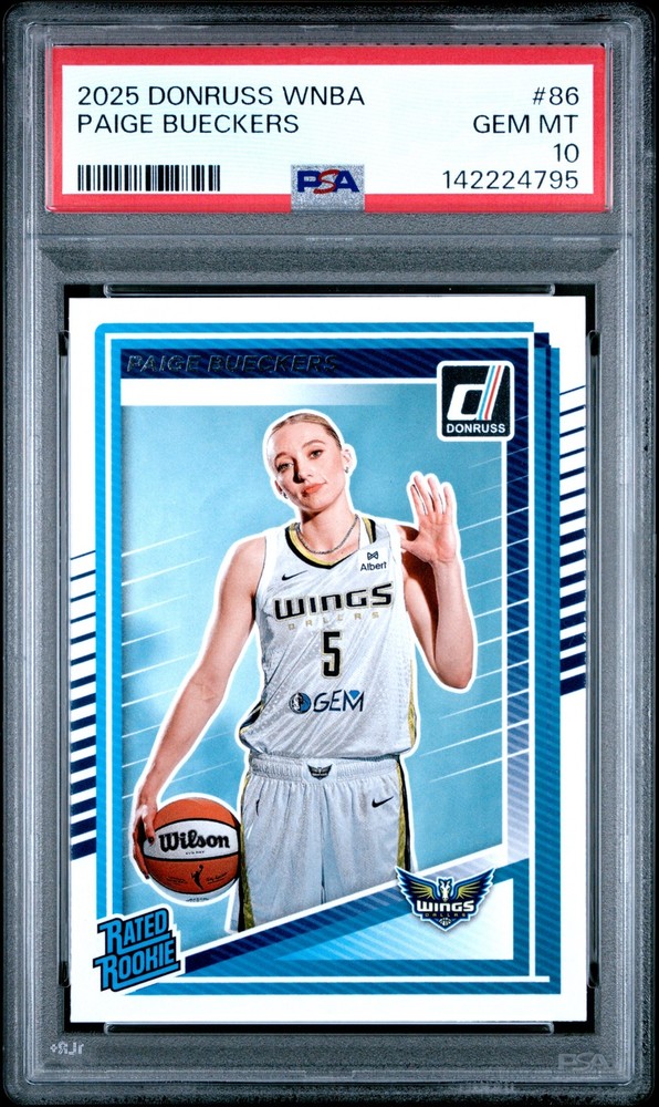 2025 PANINI DONRUSS WNBA #86 PAIGE BUECKERS PSA 10