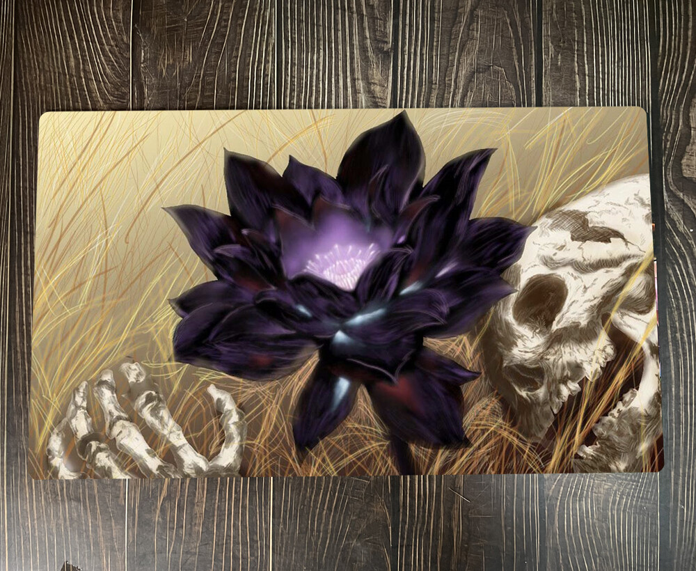 Black Lotus MTG Playmat Trading Card Game Mat TCG CCG Pad Mousepad Free Bag