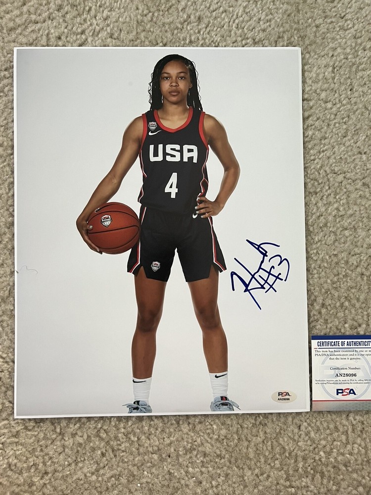 Hannah Hidalgo Signed 11x14 Photo Norte Dame Womens Basketball Autograph Psa Coa