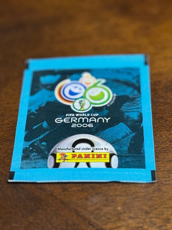 (1) Sealed Pack 2006 Germany Panini (5 Stickers) World Cup Cristiano Messi RC! view 2