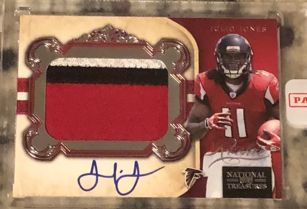 Julio Jones National Treasures Auto/Autograph/Jersey SSP RC Rookie 50/99 3 COLOR