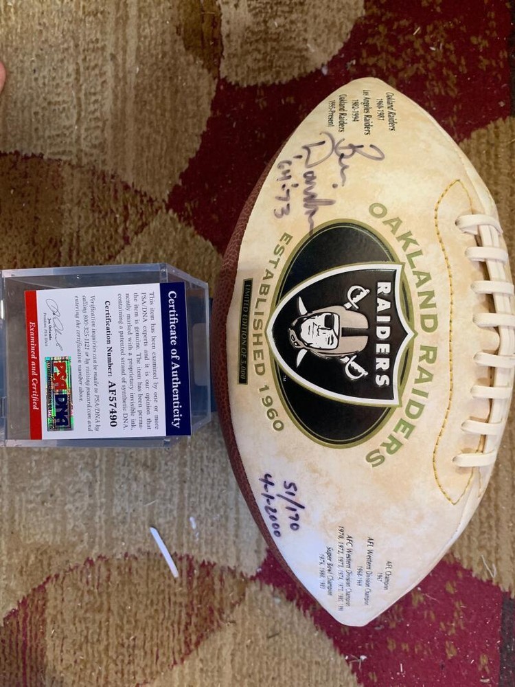 Ben Davidson AUTO SIGNED Autograph Autographed PSA/DNA Wilson NFL Football Ball