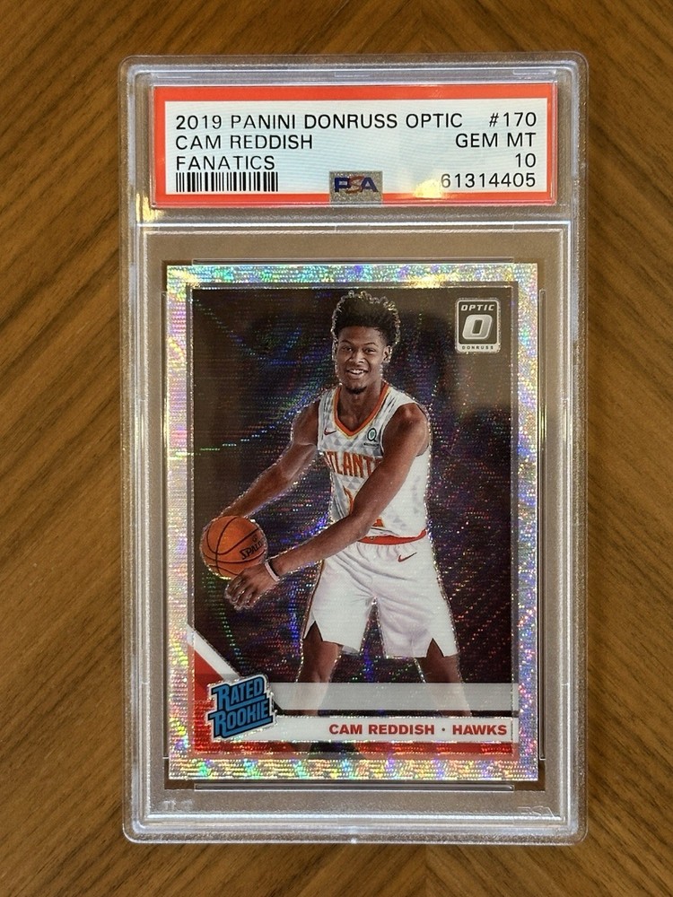 Cam Reddish 2019 Donruss Optic Fanatics PSA 10 Rookie Card RC - Lakers