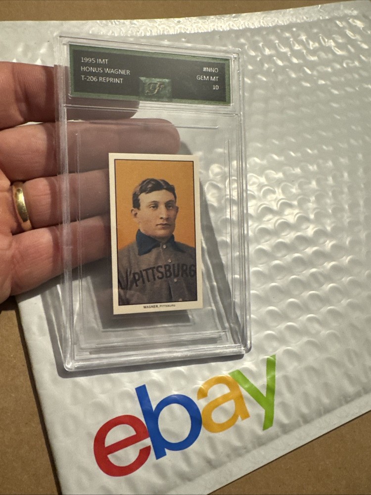 Honus Wagner Baseball Card Tobacco Gem Mint T206 Piedmont 1995 Vintage IMT GIFT!