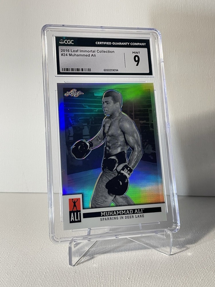 Muhammad Ali 2016 Leaf Immortal Collection Silver Holo #24 Legend Graded CGC 9