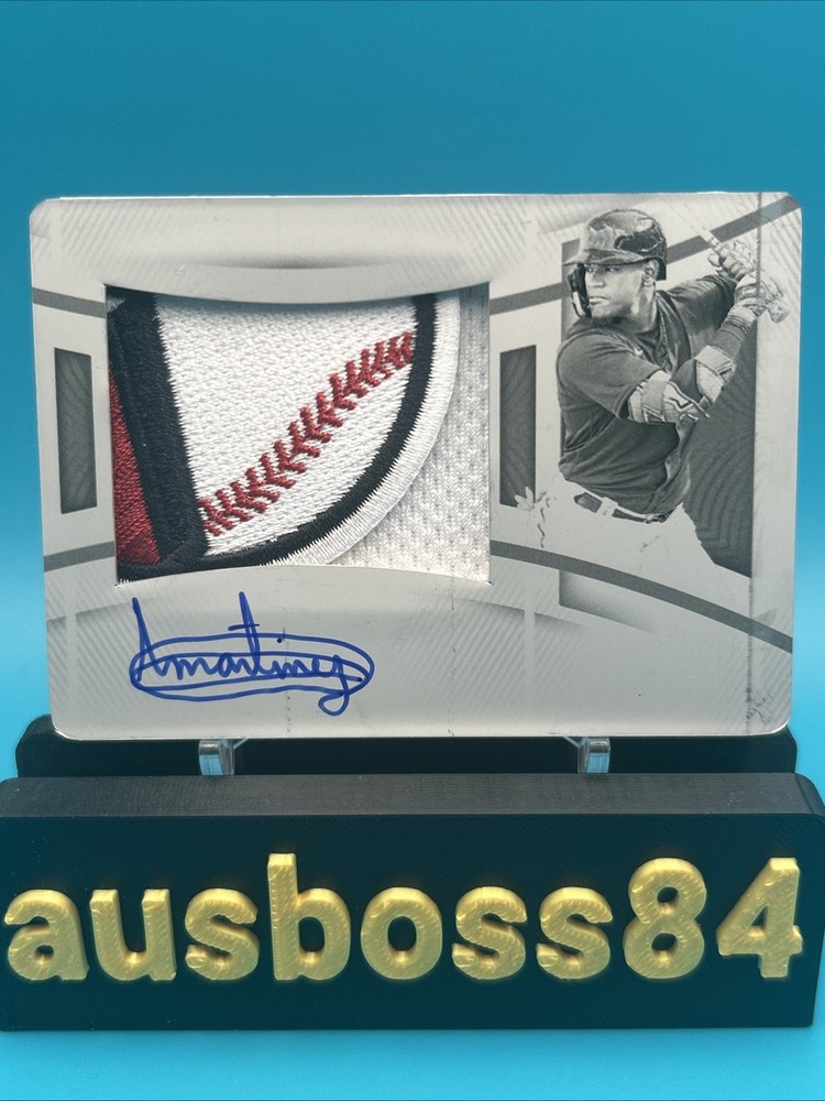 2023 National Treasures Angel Martinez Patch Auto ONE OF ONE Guardians 1/1 📈⚾️