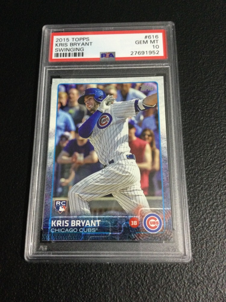 2015 Topps Kris Bryant RC Swinging Variation #616 PSA 10 Cubs
