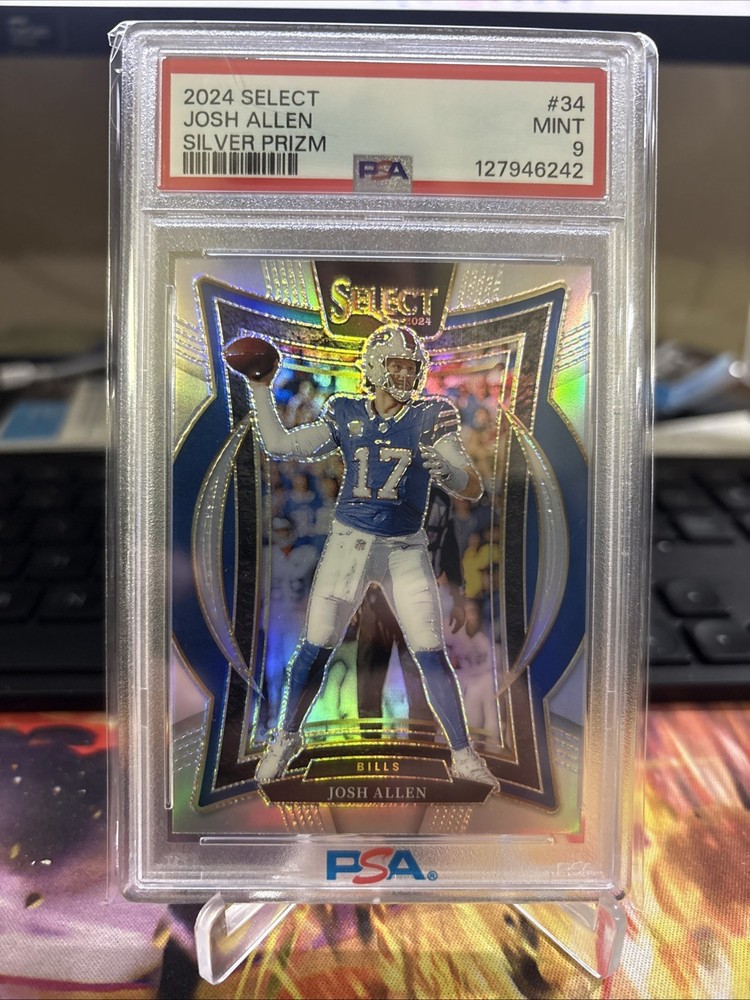 2024 select football josh allen Silver Psa 9