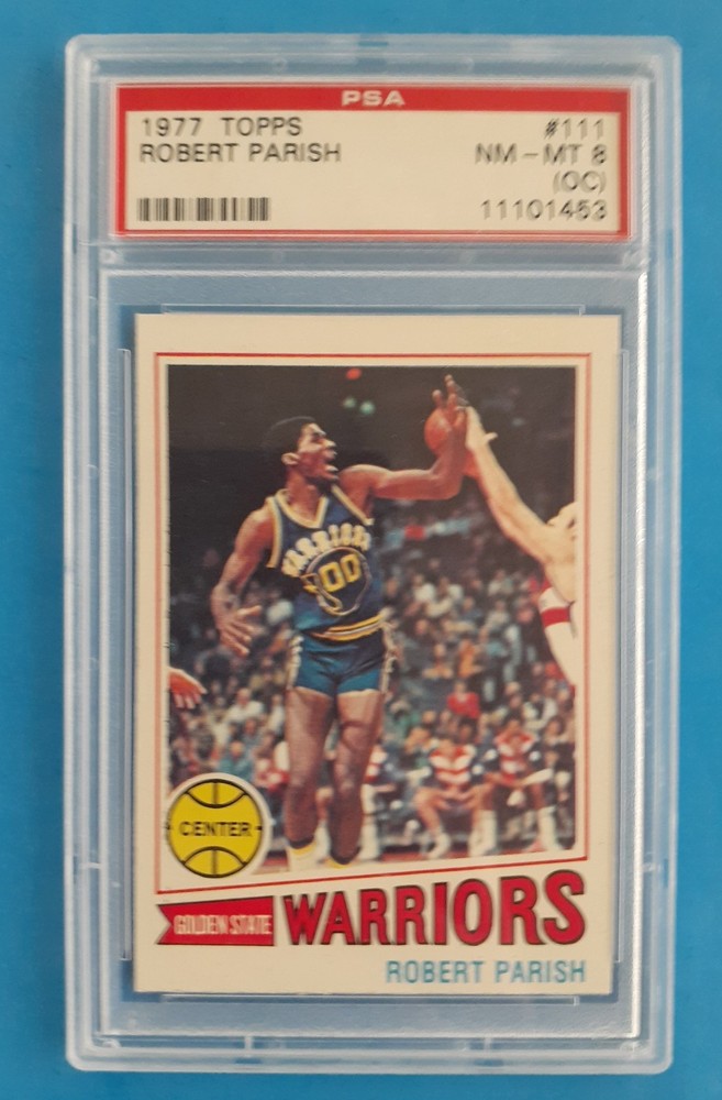 1977 ROBERT PARISH PSA 8 (o/c)  (RC)  ... BONUS VINTAGE CARDS ADDED FREE!!