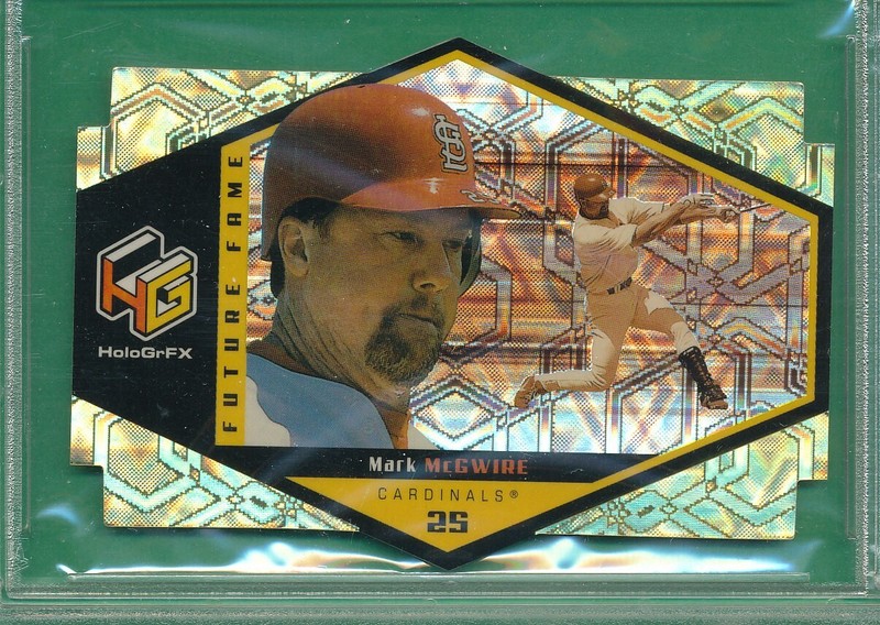 GOLD PSA 9 MINT FUTURE FAME MARK MCGWIRE 1999 UD HOLOGRFX F3 GRADED RARE *TPHLC view 2