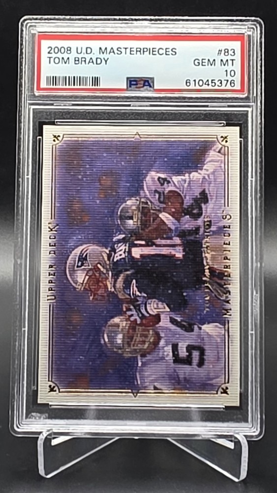 2008 Upper Deck Masterpieces - Tom Brady #83 PSA GEM MT 10.