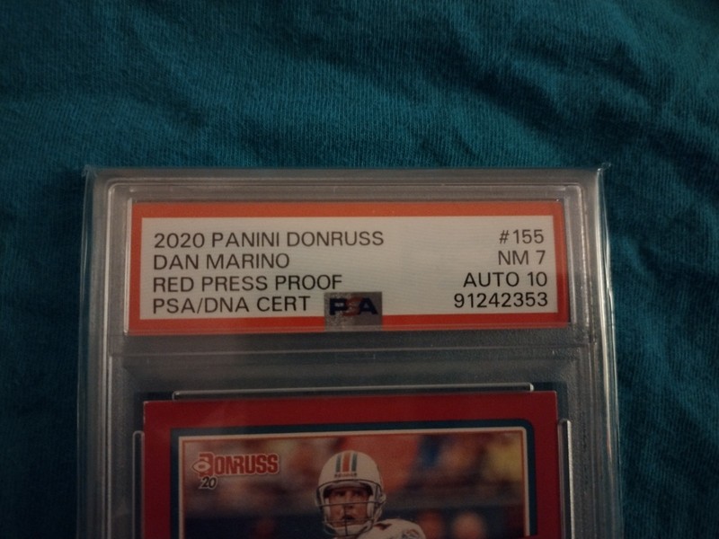 Dan Marino Autograph 10 PSA 7  view 2