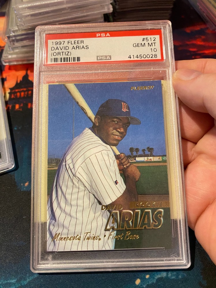 1997 Fleer David Ortiz PSA 10 Rookie Card