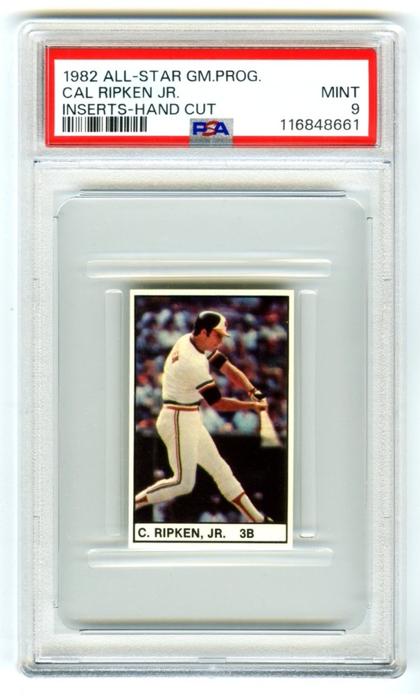 CAL RIPKEN JR.~EXTREMELY RARE (POP 49) 1982 ALL-STAR GAME PSA-9 ROOKIE RC CARD