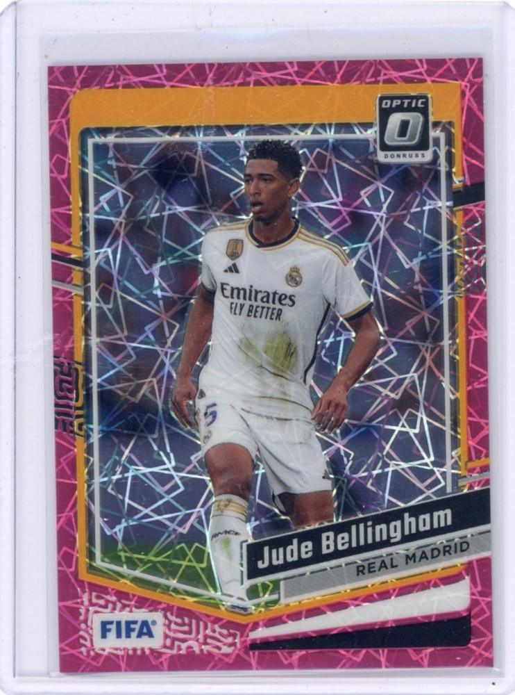 Jude Bellingham 2023-24 Panini Donruss Optic Pink Velocity Prizm /99 #120