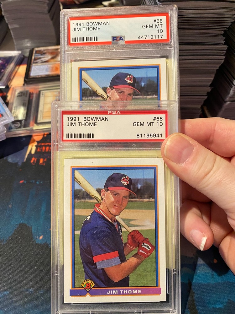 1991 Bowman Jim Thome PSA 10 Rookie Card x 1