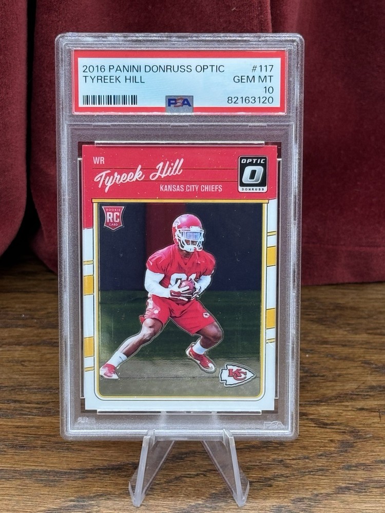 Tyreek Hill RC PSA 10- 2016 Donruss Optic - Rookies  #117 (RC)