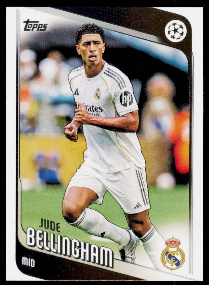 2025-26 Topps UEFA Club Competitions Jude Bellingham 64 Real Madrid CF
