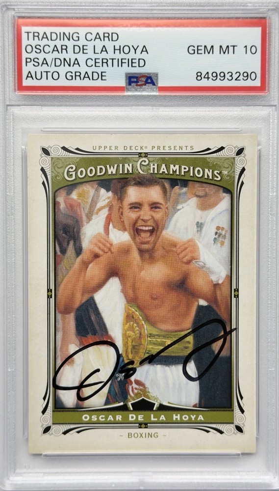 Oscar De La Hoya 2013 Goodwin Champions #130 PSA/DNA Auto 10 Boxing