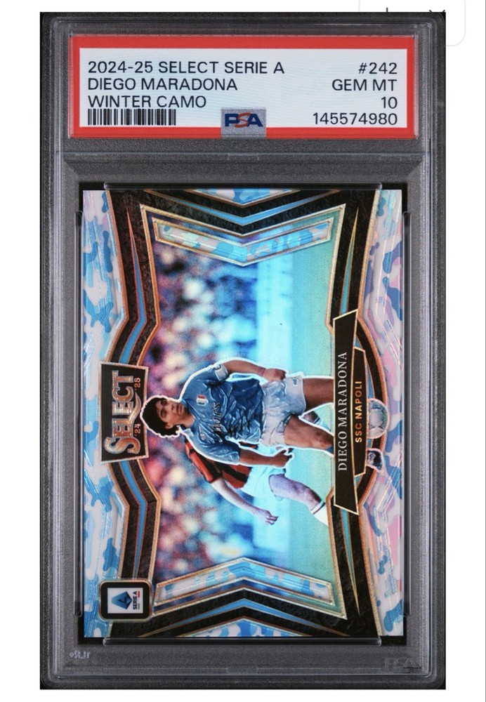 2024-25 Panini Select - Field Level Diego Maradona #242 Winter Camo Prizm /30