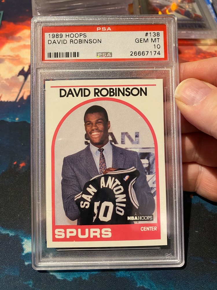 1989 Hoops David Robinson PSA 10 Rookie Card