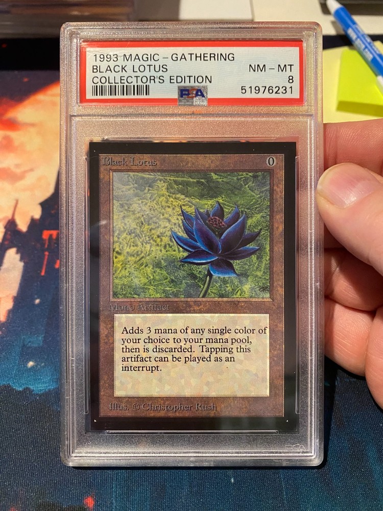 MTG Collectors Edition Black Lotus PSA 8
