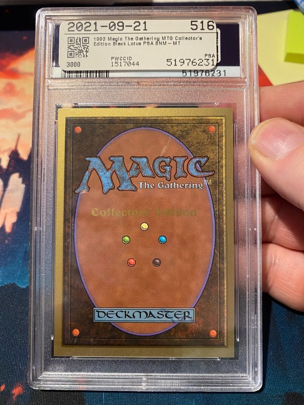 MTG Collectors Edition Black Lotus PSA 8 view 2