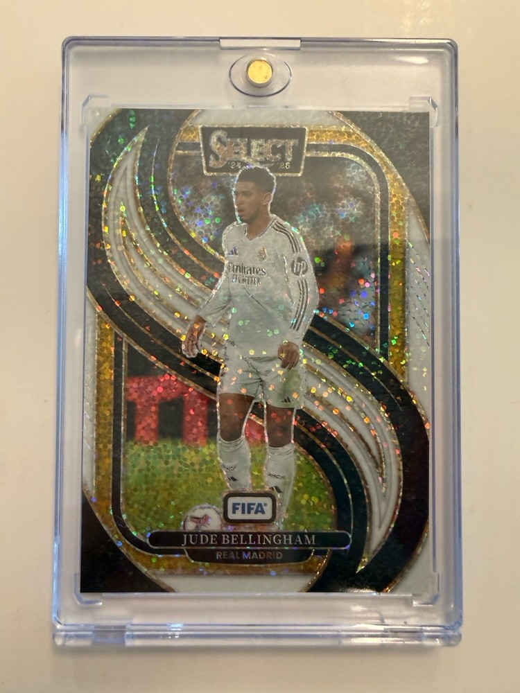2024-25 Panini Select FIFA Mezzanine Jude Bellingham #102 White Sparkle Prizm