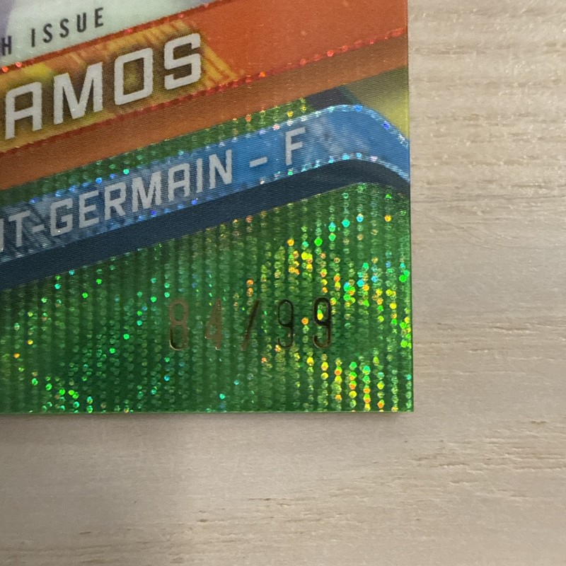 2024-25 Topps Finest - Autographs Goncalo Ramos #BA-GR Neon Green Wave /99  view 2